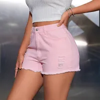 Women's Daily Street Streetwear Solid Color Shorts Jeans main image 4