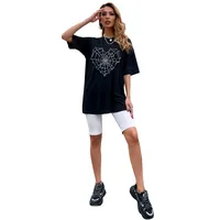 Women's T-shirt Short Sleeve T-Shirts Streetwear Spider Web main image 5