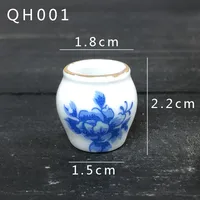 Original Design Handmade Simple Style Landscape Flowers Porcelain Blue And White Porcelain sku image 1
