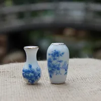 Original Design Handmade Simple Style Landscape Flowers Porcelain Blue And White Porcelain main image 2