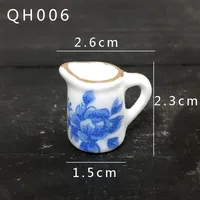 Original Design Handmade Simple Style Landscape Flowers Porcelain Blue And White Porcelain sku image 7