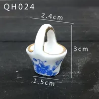 Original Design Handmade Simple Style Landscape Flowers Porcelain Blue And White Porcelain sku image 24