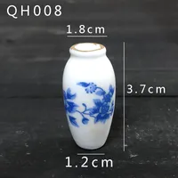 Original Design Handmade Simple Style Landscape Flowers Porcelain Blue And White Porcelain sku image 5