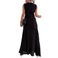 Daily Street Women's Elegant Simple Style Solid Color Polyester Skirt Co-ord Set Shorts Sets main image 4