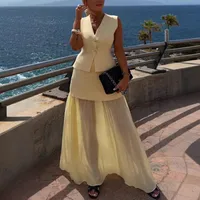 Daily Street Women's Elegant Simple Style Solid Color Polyester Skirt Co-ord Set Shorts Sets main image 5
