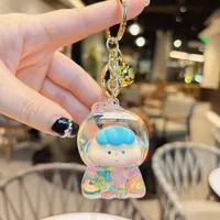 1 Piece Cute Cartoon Character Acrylic Unisex Bag Pendant Keychain sku image 18