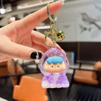 1 Piece Cute Cartoon Character Acrylic Unisex Bag Pendant Keychain sku image 6