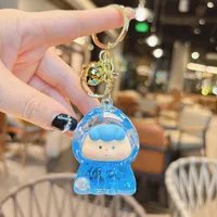 1 Piece Cute Cartoon Character Acrylic Unisex Bag Pendant Keychain sku image 15