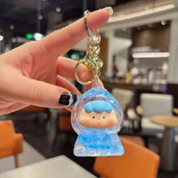 1 Piece Cute Cartoon Character Acrylic Unisex Bag Pendant Keychain sku image 3