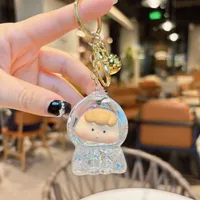 1 Piece Cute Cartoon Character Acrylic Unisex Bag Pendant Keychain sku image 11