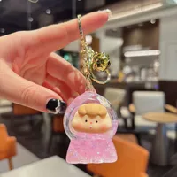 1 Piece Cute Cartoon Character Acrylic Unisex Bag Pendant Keychain sku image 4
