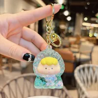 1 Piece Cute Cartoon Character Acrylic Unisex Bag Pendant Keychain sku image 17