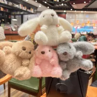 1 Piece Cute Rabbit Plush Unisex Bag Pendant Keychain main image 1