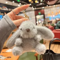 1 Piece Cute Rabbit Plush Unisex Bag Pendant Keychain sku image 4