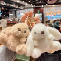 1 Piece Cute Rabbit Plush Unisex Bag Pendant Keychain main image 4