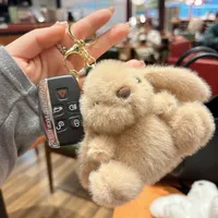 1 Piece Cute Rabbit Plush Unisex Bag Pendant Keychain main image 5