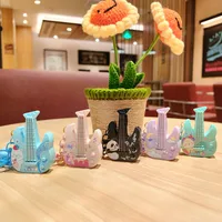 1 Piece Cute Guitar Plastic Unisex Bag Pendant Keychain main image 5