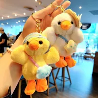 1 Piece Cute Duck Plush Unisex Bag Pendant Keychain main image 4