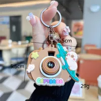 1 Piece Cute Camera Plastic Unisex Bag Pendant Keychain main image 2