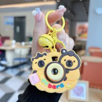 1 Piece Cute Camera Plastic Unisex Bag Pendant Keychain sku image 3
