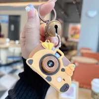 1 Piece Cute Camera Plastic Unisex Bag Pendant Keychain sku image 5