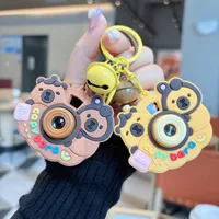 1 Piece Cute Camera Plastic Unisex Bag Pendant Keychain main image 3