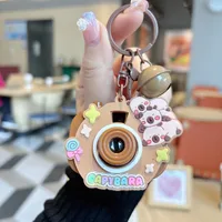 1 Piece Cute Camera Plastic Unisex Bag Pendant Keychain sku image 8