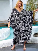 Women's Adults Leaves Ethnic Style Cover Ups sku image 10