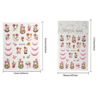 IG Style Cartoon Style Cute Flower Nail Stickers Nail Decoration Accessories main image 2