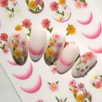 IG Style Cartoon Style Cute Flower Nail Stickers Nail Decoration Accessories main image 3