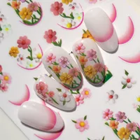 IG Style Cartoon Style Cute Flower Nail Stickers Nail Decoration Accessories main image 5