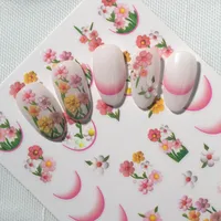 IG Style Cartoon Style Cute Flower Nail Stickers Nail Decoration Accessories main image 4