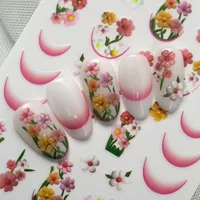 IG Style Cartoon Style Cute Flower Nail Stickers Nail Decoration Accessories main image 1