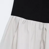 Women's Pleated Dress Casual Simple Style Strapless Pleated Sleeveless Multicolor Above Knee Daily main image 4