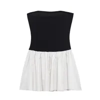 Women's Pleated Dress Casual Simple Style Strapless Pleated Sleeveless Multicolor Above Knee Daily main image 6