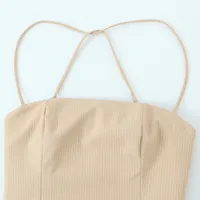 Women's Tight Skirt Casual Sexy Strap Sleeveless Solid Color Maxi Long Dress Casual Wedding Banquet main image 3
