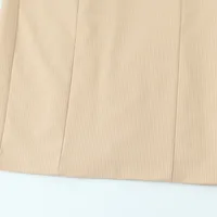Women's Tight Skirt Casual Sexy Strap Sleeveless Solid Color Maxi Long Dress Casual Wedding Banquet main image 4