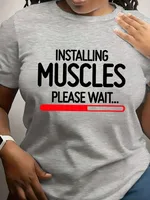 Women's T-shirt Short Sleeve T-Shirts Printing Casual Letter main image 4