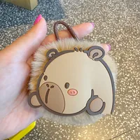 1 Piece Cute Letter Capybara Plush Unisex Bag Pendant Keychain main image 2