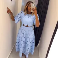 Holiday Daily Women's Elegant Flower Polyester Skirt Co-ord Set Shorts Sets main image 3