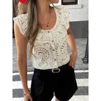 Women's Tops Tank Tops Elegant Classic Style Solid Color sku image 3