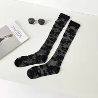 Women's Modern Style Flower Polyester Cotton Polyester Crew Socks A Pair sku image 1