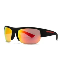 Casual Modern Style Solid Color Pc Gradient Tinted Lenses Square Half Frame Glasses main image 3