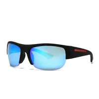 Casual Modern Style Solid Color Pc Gradient Tinted Lenses Square Half Frame Glasses main image 4