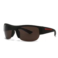 Casual Modern Style Solid Color Pc Gradient Tinted Lenses Square Half Frame Glasses main image 5