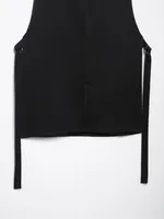 Women's Sleeveless Blazers Elegant Business Formal Solid Color main image 6