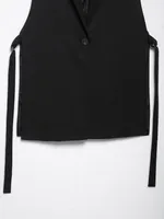 Women's Sleeveless Blazers Elegant Business Formal Solid Color main image 8