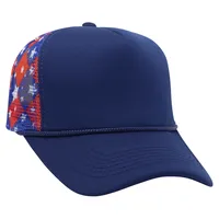 Unisex Basic Commute Color Block Curved Eaves Baseball Cap sku image 27