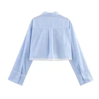 Daily Women's Casual Stripe Spandex Polyester Lace Skirt Co-ord Set Shorts Sets main image 6