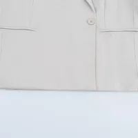 Office Daily Women's Casual Elegant Solid Color Spandex Polyester Blazer Suits Co-ord Set Shorts Sets main image 3